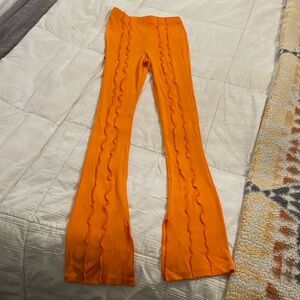Topshop - Retro Ribbed Flare Pants